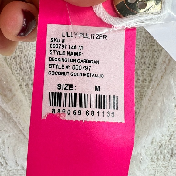 NWT Lilly Pulitzer Beckington cardigan sweater - Picture 9 of 9